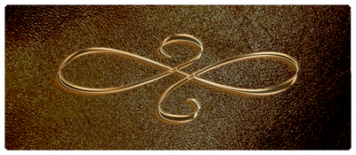 DNSEMP-L-601-BZ-SH-BR Bronze Scroll Shimmer Brown